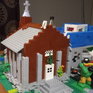 LEGO built church