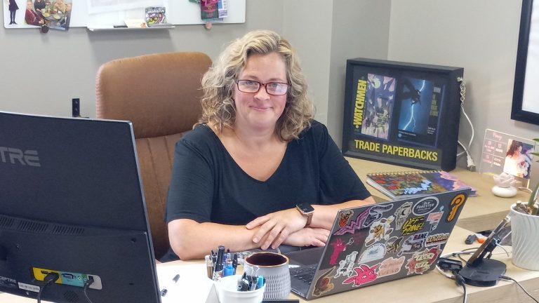 Christina Merkler, the owner of Lunar Distribution